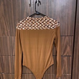 New brown bodysuit
